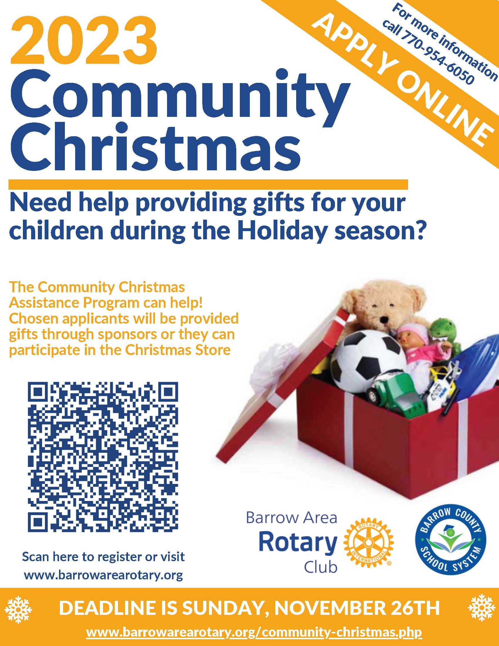 Community Christmas information - click for more 