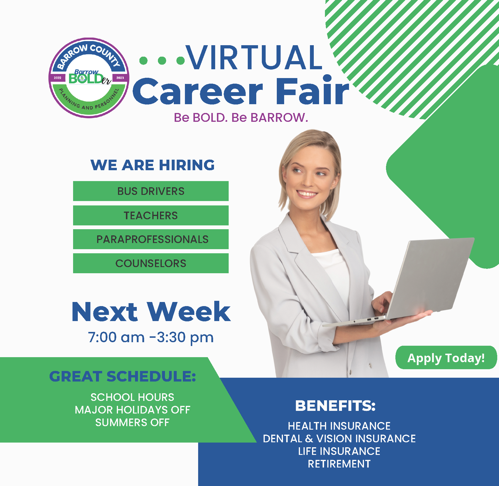 Virtual Career Fair Flyer