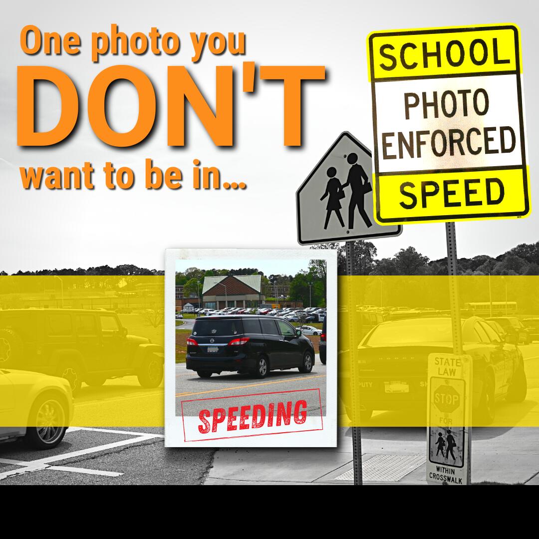 One photo you don't want to be in... School Speed Photo Enforced