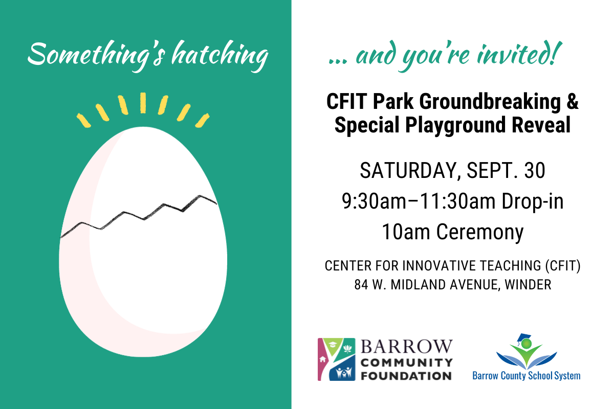 CFIT Park Groundbreaking info