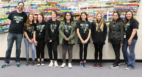 Bear Creek Middle School Reading Bowl Second Place