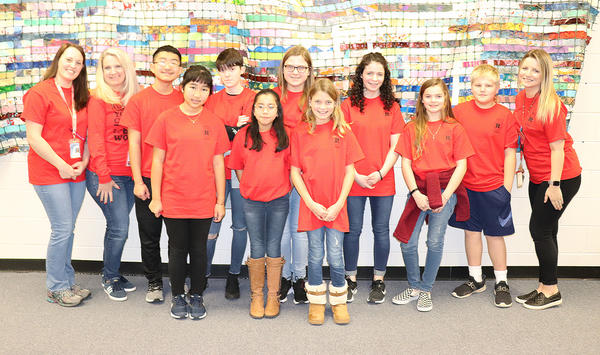 Russell Middle School Reading Bowl Team