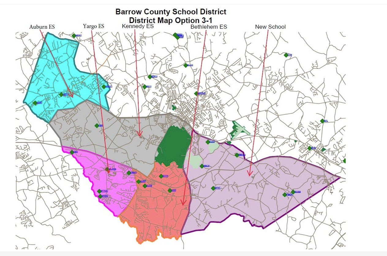 AHS Elementary School Rezone Map