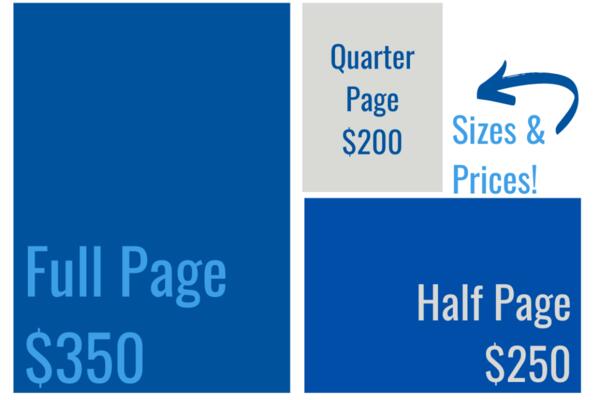 Yearbook Ad Sizes and Costs