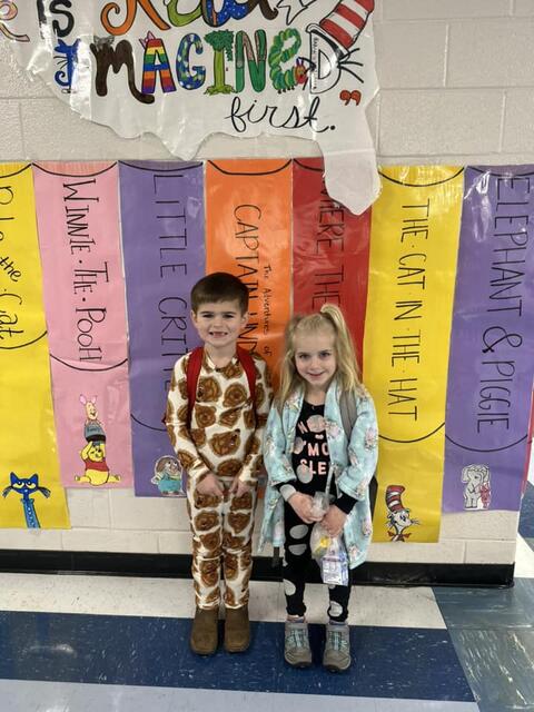 Students dress up for pajama day
