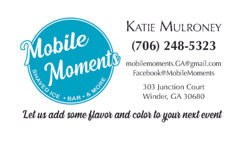 Mobile Moments business card