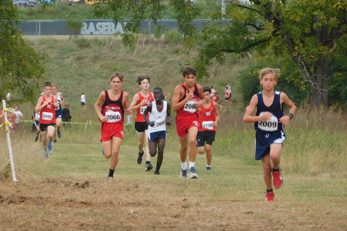 boys cross country running