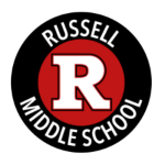 Russell Middle School circle logo
