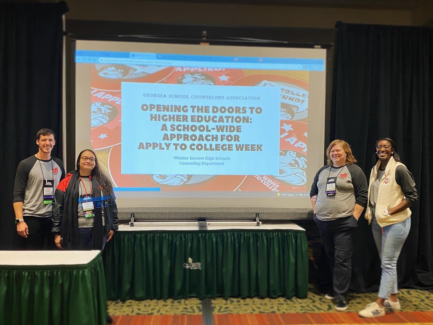 WBHS Counselors were presenters at the GA School Counseling Assoc. 2021 Conference