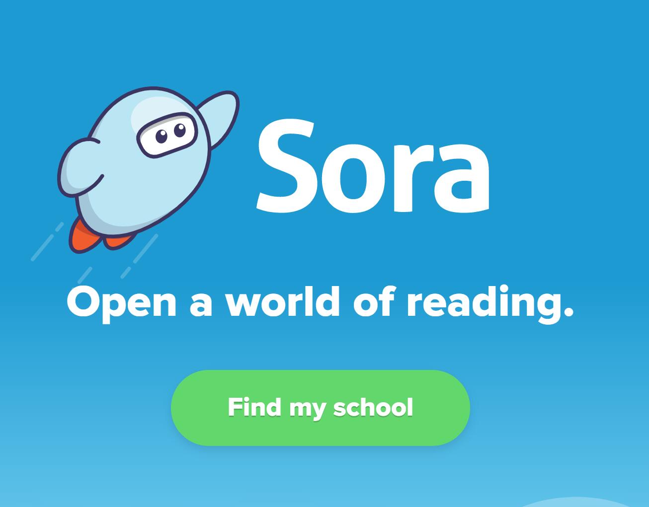 Sora app find my school banner