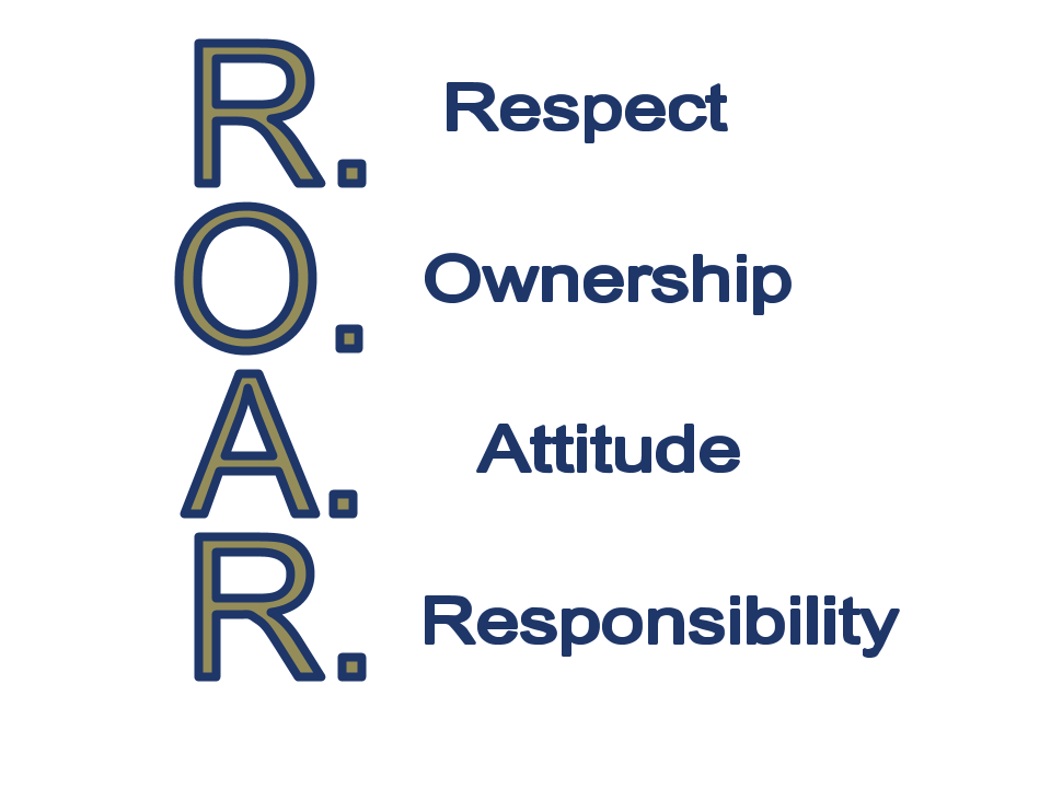ROAR - Respect, Ownership, Attitude, Responsibility